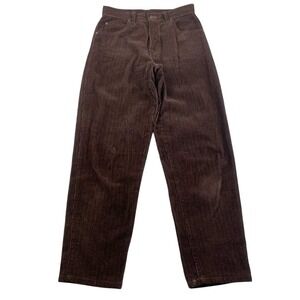 Vintage Levi's Corduroy‎ Pants Men 40 W30 Brown Cotton Blend 90s Brazil Made